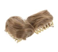 DIYEAH 2 Pièces Accessoire pour Chignon Cheveux Synthétiques de Donut Pince Confortable Look Naturel Lors D'entretiens D'embauche ou Voyages