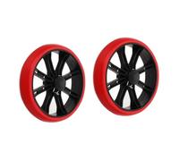 DIYEAH 2 Pièces accessoires de roue accessoires de panier remplacement de roue de corbeille roues de caddie Chariot roue de caddie remplacement des roues du caddie Acier inoxydable