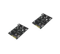 DIYEAH 2 Pièces Adaptateur Msata vers Double Convertisseur SSD à Double Port Remplacement Pratique pour Ancien Adaptateur