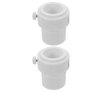 DIYEAH 2 Pièces Adaptateur Stabilisateur de Poteau Parasol Piscine Manchon Support Antidéplacement Réglable pour Terrasse et Plage Résistant UV et Sel Maintien Sécurisé