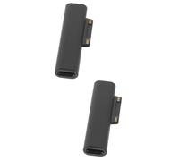 DIYEAH 2 Pièces Adaptateur USB Type-c Magnétique 15v 3a 65w, Convertisseur de Charge Rapide Compatible avec Ordinateurs Portables 2 3, Connecteur de Charge USB-c Pd