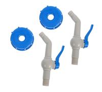 DIYEAH 2 Pièces Adaptateurs de Robinet Plastique pour Réservoir Ibc et Tote Connecteur Étanche et Compatible avec Vannes Points Installation Facile pour Usage Industriel et Extérieur