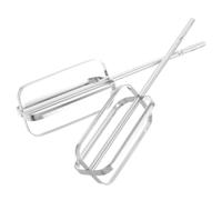 DIYEAH 2 Pièces Batteur à Main en Acier Inoxydable Argenté, Design Allongé et Épaissi, Accessoire Polyvalent pour Pâte et Base de Fondue, Facile à Nettoyer, Cuisine et Préparation de