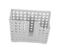 DIYEAH 2 Pièces boîte de rangement de couverts support d'ustensile de cuisine corbeille drain monter cage caddie mur support de séchage des ustensiles Rack de rangement des baguettes Gris