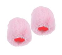 DIYEAH 2 pièces Bonnettes Vent pour Microphones Laine Artificielle Protection Vent Éclaboussures Lavables et Réutilisables pour Enregistrement