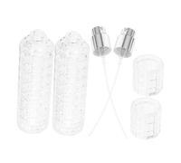 DIYEAH 2 pièces Bouteille Spray Bitters Verre Cristal Atomiseur Cocktail Rechargeable pour Bar et Usage Maison Dosage Précis et Scellé pour Bitters et Parfums