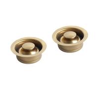 DIYEAH 2 Pièces Bride et Bouchon de Vidange Inox 114 MM pour Évier Cuisine Broyeur, Accessoire de Plomberie Résistant et Compatible, Bouchon d'Évier Pratique pour Élimination des Déchets