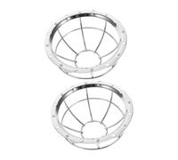 DIYEAH 2 Pièces Cage de Protection pour Détecteur de Fumée Couvercle Transparent pour Gicleur Murale Installation Facile et Durable pour Usage Commercial et Domestique