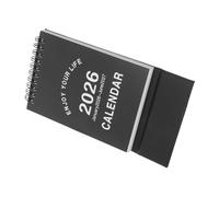 DIYEAH 2 Pièces Calendrier de Bureau Mini Mois Planificateur à Feuillets Debout Petit Calendrier pour Bureau Maison