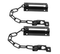 DIYEAH 2 pièces Chaîne Porte Sécurité Acier Inoxydable Verrou Vol Robuste pour Porte Entrée et Fenêtre Serrure de Sécurité Facile à Installer pour Maison Bureau Hôtel