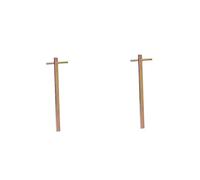 DIYEAH 2 pièces Clé Triangulaire pour Porte Ascenseur Clé Multi Usage Robuste et Compatible avec Plusieurs Marques Ascenseurs