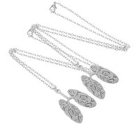 DIYEAH 2 Pièces Collier Anatomie des Poumons Humains, Collier Pendentif pour Infirmière, Pendentif Décoratif en Alliage Argenté, Bords Lisses, Confortable, Simple et Élégant