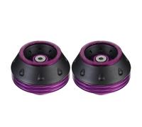 DIYEAH 2 Pièces Coupelle de Fourche en Alliage D'aluminium pour Moto Accessoire Anti-chute Adapté aux Scooters Offroad Fonction Protection Roue