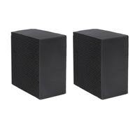 DIYEAH 2 Pièces Cube de Filtration, Charbon Actif Noir, Désodorisation | Installation sans Outil, Entretien Facile, pour Système de Filtre et Bac Domestique, Aquascaping