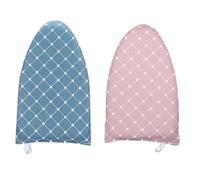 DIYEAH 2 pièces de Repassage Vapeur Résistants Chaleur avec Anneau Suspendu Protège-mains pour Défroisseur Vertical Motif à Carreaux Colorés