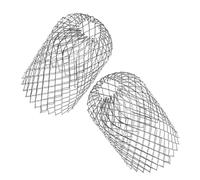 DIYEAH 2 pièces Filtre Blocage pour Gouttière Aluminium de Maille de Protection pour Tuyau Descendant Évite Encrassement pour Automnale