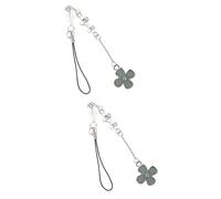 DIYEAH 2 Pièces Lanière de Téléphone Pendentif à Quatre Accessoire Décoratif pour Smartphone pour Offrir