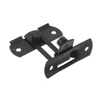 DIYEAH 2 Pièces Loquet de Porte Coulissante sans Perçage Acier Inoxydable Verrouillage Sécurisé pour Chambre Salle de Bain Placard Lot de Loquets Coulissants Robustes