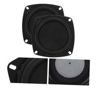 DIYEAH 2 pièces Membrane Vibrante pour Haut Parleur Passif Radiateur Basses pour Réparation Woofer Membrane Audio Durable et Compatible Haut Parleurs pour et Bureaux Lot