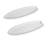 DIYEAH 2 pièces Moule Silicone Époxy pour Dessous de Forme Planche de Surf Kit DIY pour Décoration et Artisanat Facile à Nettoyer et Réutilisable