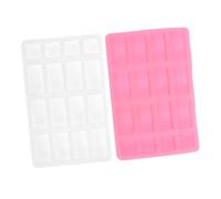 DIYEAH 2 pièces Moule Silicone Pour Briques Miniatures DIY Accessoire De Construction Mini Bloc Outil De Fabrication De Briques Pour Modèle Architectural Et Artisanat