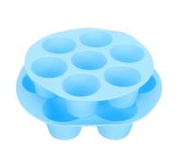 DIYEAH 2 pièces Moule Silicone Pour Cupcakes Et Muffins Flexible Antiadhésif Résistant Lot De Grand Et Petit Bleu Pour Pâtisserie Cuisine Baking