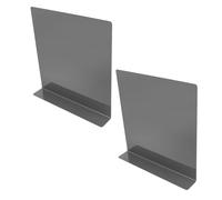 DIYEAH 2 Pièces Pare-éclaboussures en Pvc Noir pour Évier avec Protection Étanche et Adhésif Double-face, pour Usage Domestique Cuisine