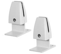 DIYEAH 2 pièces Pince de Séparation pour Écrans de Bureau Aluminium Support de Panneau de Confidentialité Réglable Lot pour Organisation de Espace de Travail