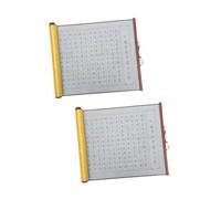 DIYEAH 2 Pièces Pinceau d'écriture stylos pour Journal marqueur Planche Tapis de Peinture à l'eau LED LEDs Chiffon d'écriture réutilisable parchemins d'entraînement Yellow