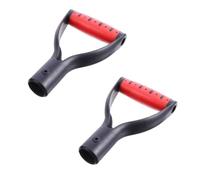 DIYEAH 2 pièces Poignée de Pelle Plastique D-Shape Confortable et Manche de Remplacement Ergonomique pour Pelle Jardinage Lot