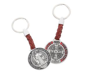 DIYEAH 2 PièCes Porte-CléS Croix MéTal Pendentif Breloque Ornement Pour Sac Voiture Sac À Dos Accessoire Polyvalent