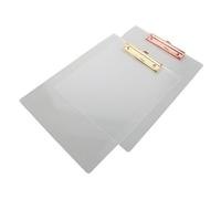 DIYEAH 2 pièces Porte Documents Transparent Lot de Clips de Bureau pour Enseignants et Infirmières Support Écrit et Lecture avec Protection