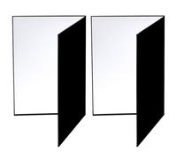 DIYEAH 2 Pièces Réflecteur Portable Carton Lot de Diffuseur de Lumière pour Photographie de Produits pour Still Life et Studio Photo