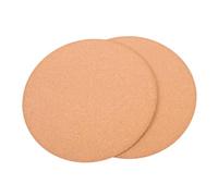 DIYEAH 2 pièces sous-Plats Liège pour Pots de Fleurs Lot de Tapis Absorbants pour Jardinières Supports Réutilisables pour Plantes Légers et Durables Protection Intérieure et Extérieure