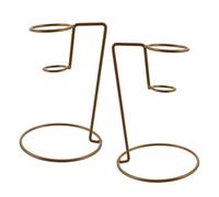 DIYEAH 2 pièces Support Cornet Glace Fer pour Présentation de Desserts Porte Cône Glace Élégant et Polyvalent Frites Sushis Cafés et Événements