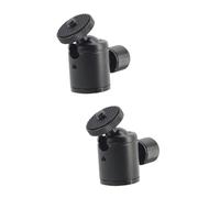 DIYEAH 2 Pièces Support Rotule Trépied Photo Pouce Tête Sphérique Mini Rotative Fixation pour Caméra Flash et Éclairage Vidéo Montage Léger et Compact