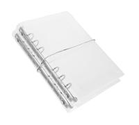 DIYEAH 2 Pièces Transparent Notebook Folder Cover With Diagonal Texture Portable Plastic Binder Shell For Journals Photo Storage And Refillable Planner Organizer