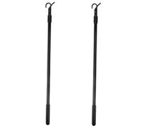 DIYEAH 2 Pièces Tringle rotative rétractable pour Rideaux Perche télescopique de fenêtre pôle Tringle Barre telescopique d'inclinaison Aveugle Long Aveugle