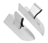 DIYEAH 2 Pièces Truelle Angle Intérieur et Extérieur Acier Inoxydable Outil de Plâtrage Léger et Ergonomique pour Plaques de Plâtre Finition Précise des Coins Murs Lot