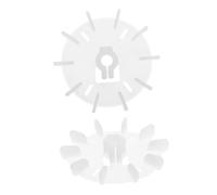 DIYEAH 2 Pièces Ventilateur Moteur de Remplacement Pales Plastique Réglables avec Ventilateur de Refroidissement pour Moteur Électrique Hélice de Radiateur Condensateur Stabilité et