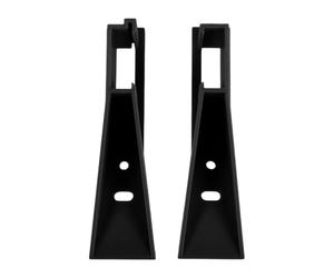 DIYEAH 2 plaques arrière de Rail de tiroir, Support de Montage de Rail de g | Supports de glissières de tiroir arrière à fixation inférieure, pièces de rechange pour armoire de cuisine et salle de bain,