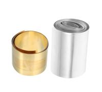 DIYEAH 2 Rouleaux et Activités Scientifiques Collaboratives Matériel Électrode Zinc et Cuivre Stable et Éclaire LED pour Batterie Fruit DIY pour Laboratoires Scolaires