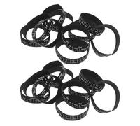 DIYEAH 20 Anneaux de marquage de Date pour levain - Marqueurs de Date de Fermentation, système de Suivi élastique pour bocaux de Fermentation, Accessoires pour levain Maison