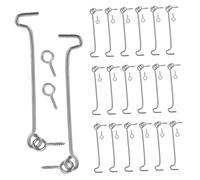 DIYEAH 20 Ensembles Lot de Crochets de Porte Acier Inoxydable Targette et Entrebâilleur pour Fenêtres et Portes Kit de Loquets Robustes pour Usage Résidentiel et Commercial