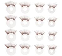 DIYEAH 20 Faux Cils de sécurité pour poupées au Crochet - Cils pour Peluches de différentes Tailles, idéaux pour la Confection d'amigurumis et d'animaux en Peluche, Ainsi Que pour la