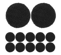 DIYEAH 20 Pièces Bande Adhésive Auto-agrippante Noire à Double Face Design Autocollant, pour Accrocher Câbles et Télécommandes la Maison Bureau