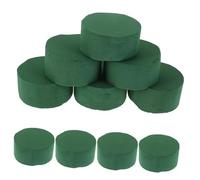 DIYEAH 20 Pièces Base De Boue De Fleurs Séchées Blocs Floraux Humides Blocs De Compositions Fournitures De Composition Mousse Vert