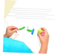 DIYEAH 20 Pièces Bâtons Acrylique pour Pâte Polymère Supports Durables et Réutilisables pour Sculptures Miniatures et Projets DIY