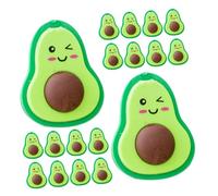 DIYEAH 20 Pièces Gomme Avocat Cartoon Lot de Gomme Délicates Multi Fonctionnelles pour et Décoration Accessoire de Papeterie Adorable