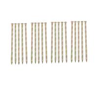 DIYEAH 20 pièces Piquets Spirale Galvanisés pour Jardin Piquet Fixation Solide pour Bordurette Jardin et Anchrage Robuste